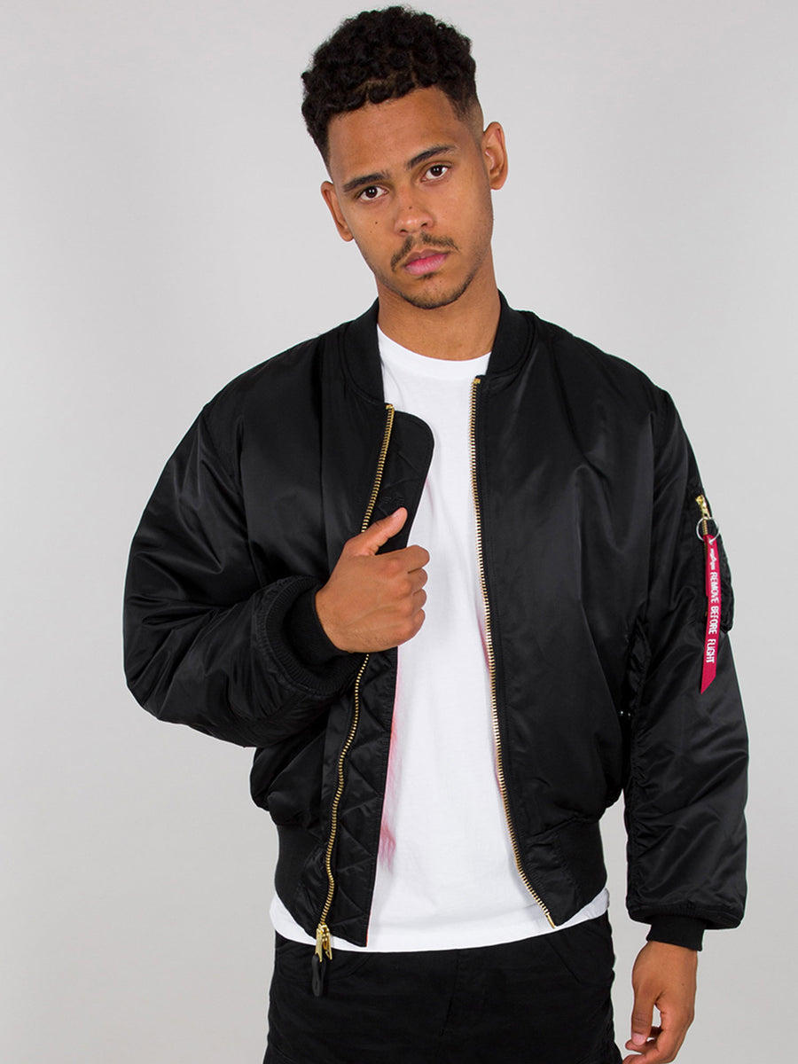 Alpha Industries MA-1 Bomber Jacket 100101B 03 Black – Luke1977