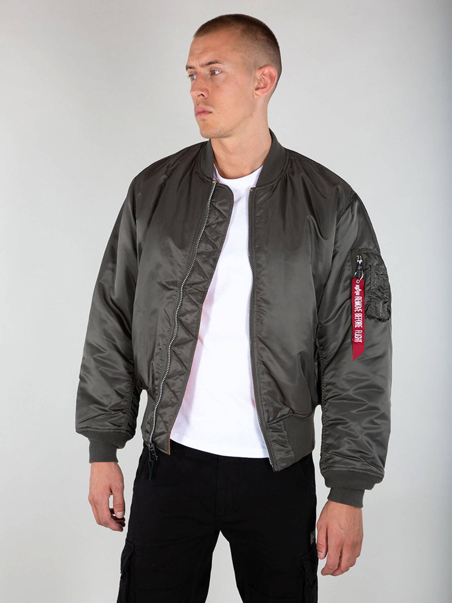 Alpha Industries MA-1 Bomber Jacket 100101B 04 Rep Grey – Luke1977