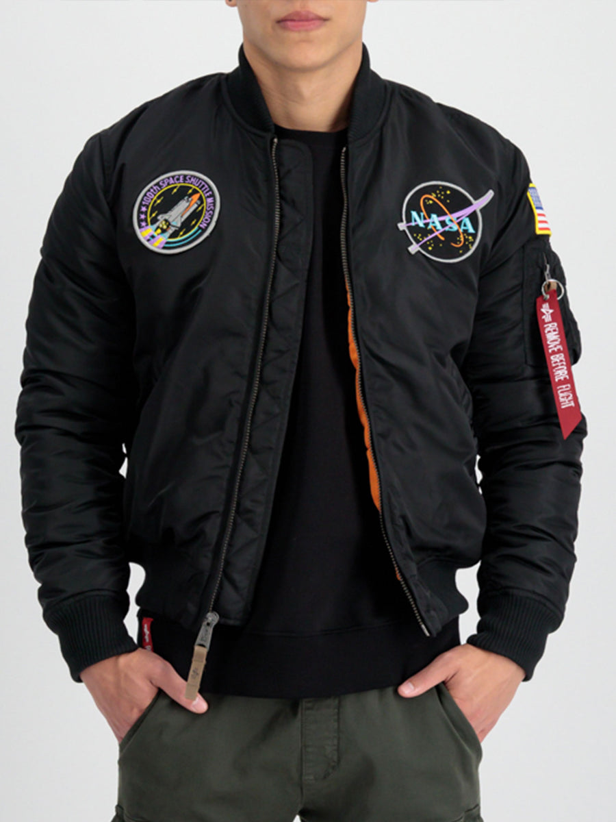 Alpha industries shop nasa all black