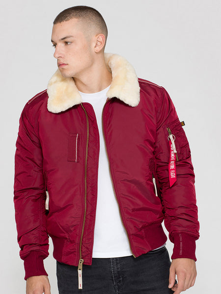 Alpha Industries Injector III Flight Jacket 143104B 184 Burgundy Luke1977