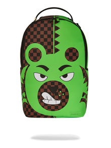  SPRAYGROUND GREEN MONEY BEAR DLXSV BACKPACK