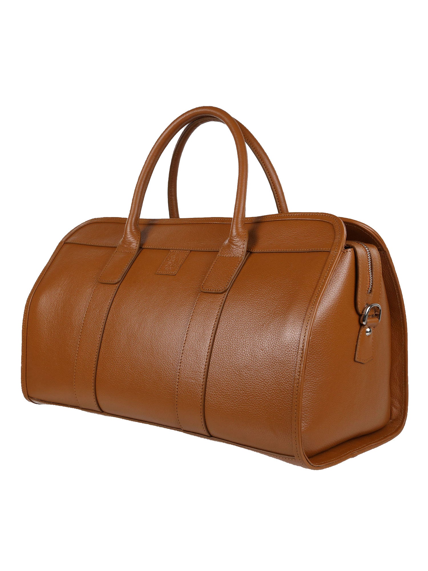 DR FOSTER Premium Leather Duffle Holdall Bag In Tan Brown – Luke1977