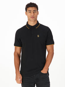  RICKY GOLD PURE COTTON TIPPING POLO