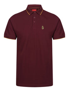  RICKY GOLD PURE COTTON TIPPING POLO