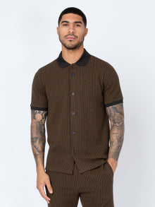  MATAGALPA BUTTON UP TEXTURED JACQUARD POLO