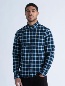  OXFORD TAILORED FIT SMART CHECKED SHIRT