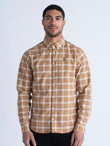  OXFORD TAILORED FIT SMART CHECKED SHIRT