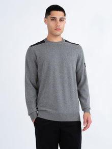  BERWICK PURE COTTON CREW NECK KNITTED JUMPER