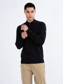  FAIRBANKS LONG SLEEVE KNITTED POLO