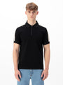 CALTECH TRIM TAPE ZIP POLO