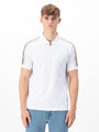 CALTECH TRIM TAPE ZIP POLO