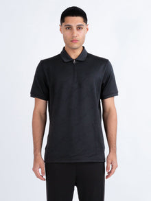  BAUER 2 JACQUARD ZIP POLO