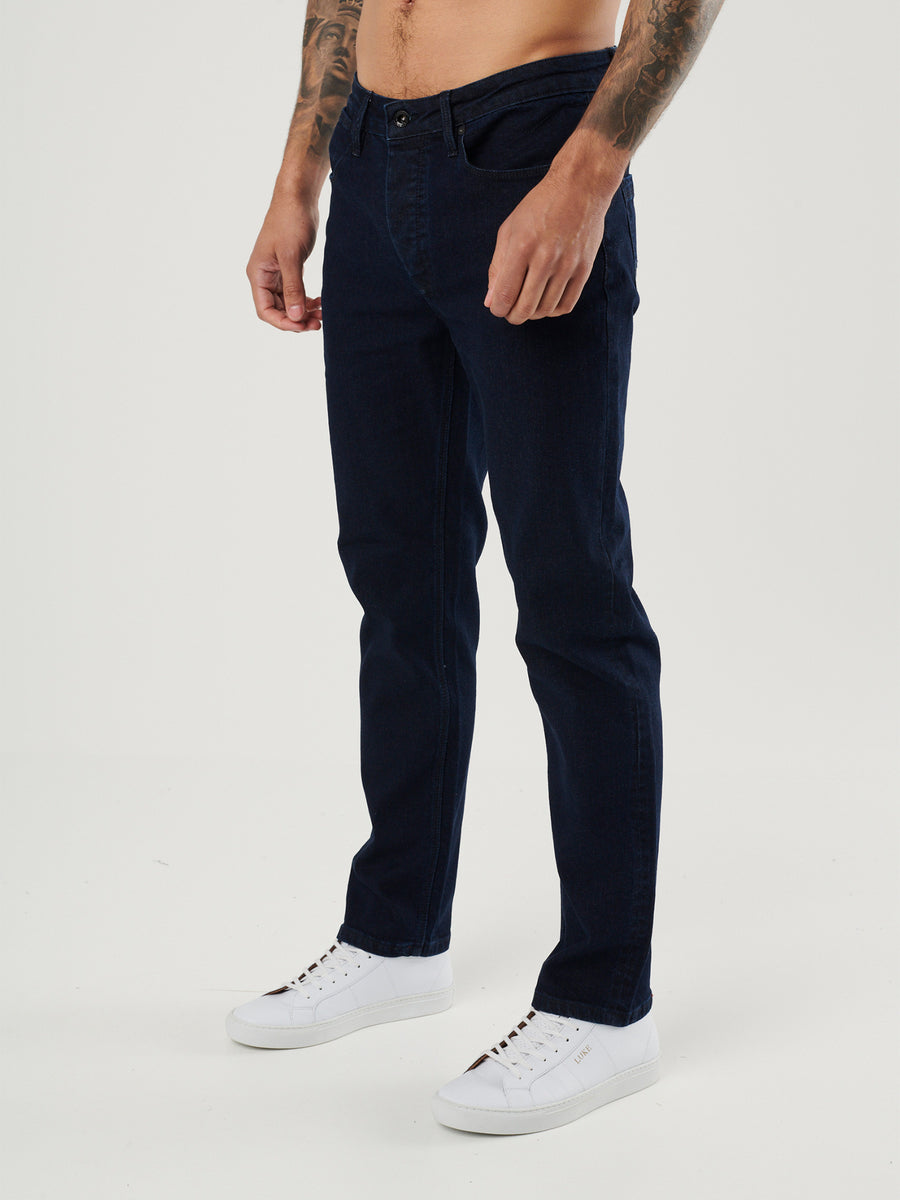 FREDDYS Men's Slim-Straight Jeans | Short, Regular & Long | Raw Stretch ...