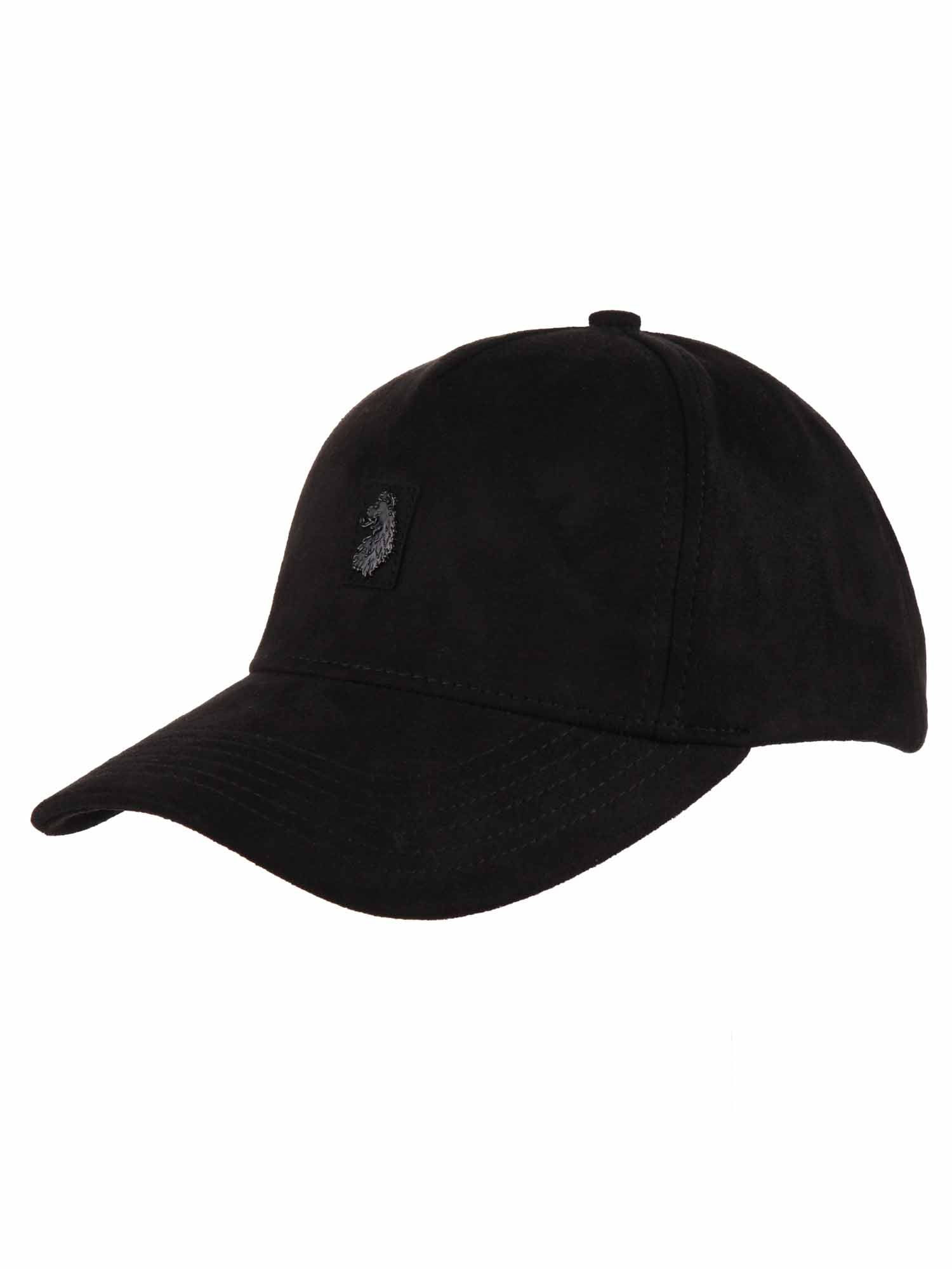 ALMOND Men's Baseball Luxury Faux Suede Cap In Black – Luke1977